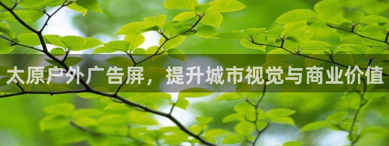 杏宇平台注册登录：太原户外广告屏，提升城市视觉与商业价值