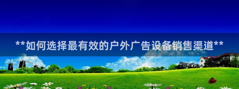 杏宇平台代理多少钱：**如何选择最有效的户外广告设备销售渠道**