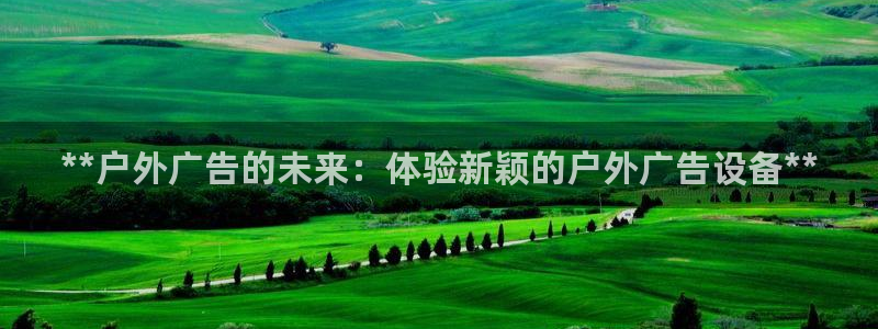 杏宇平台总代理：**户外广告的未来：体验新颖的户外广告设备**