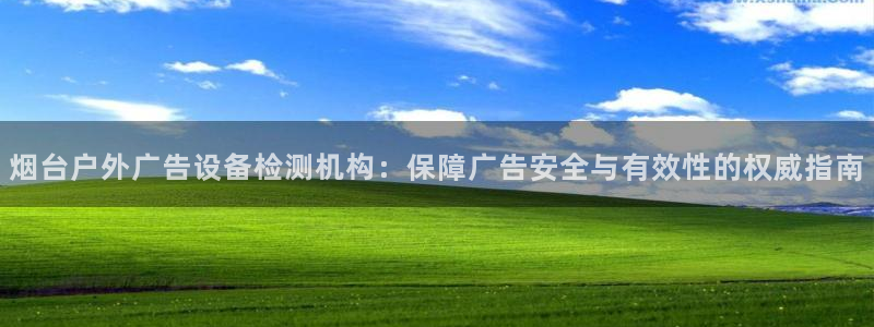 杏宇官方平台官网下载：烟台户外广告设备检测机构：保障广告安全与有效性的权威指南